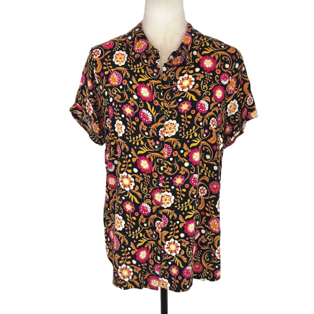 Twik floral button-down shirt